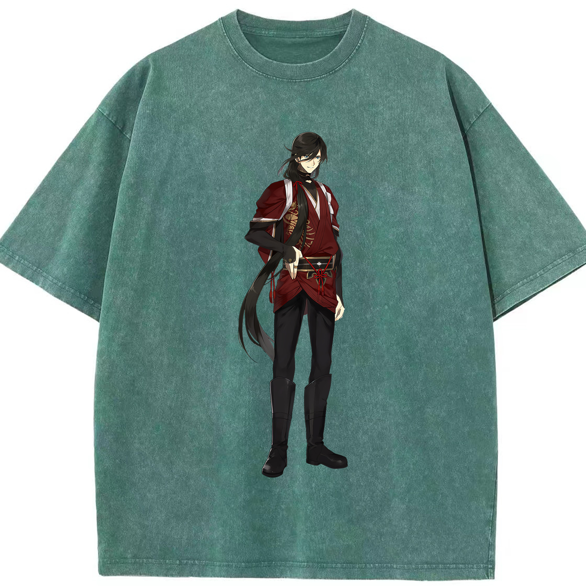 （画像用） 刀剣乱舞 Touken Ranbu 綿100% ヴィンテージ風 半袖Tシャツ（フロントプリント）